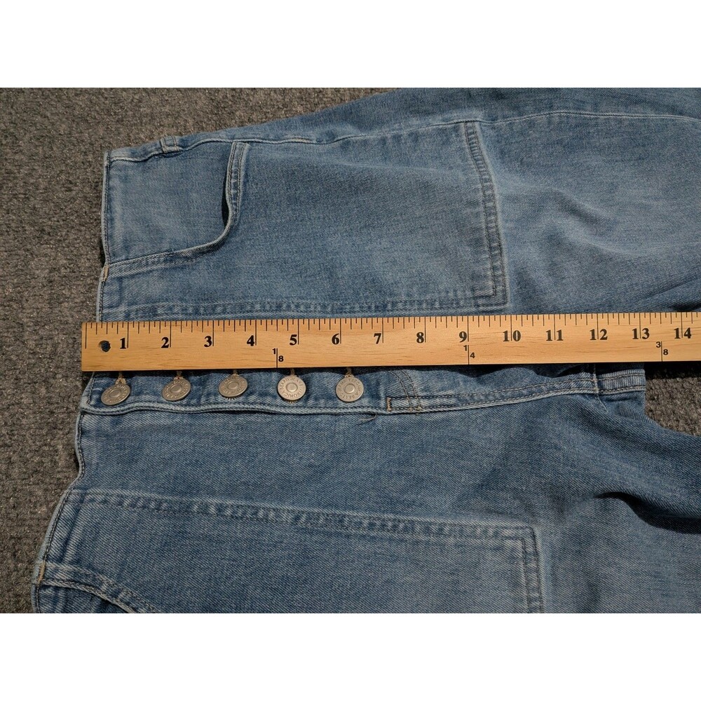 Veronica Beard Jeans Womens 29x26 Crosbie Wide Crop Denim Blue - Picture 6 of 9